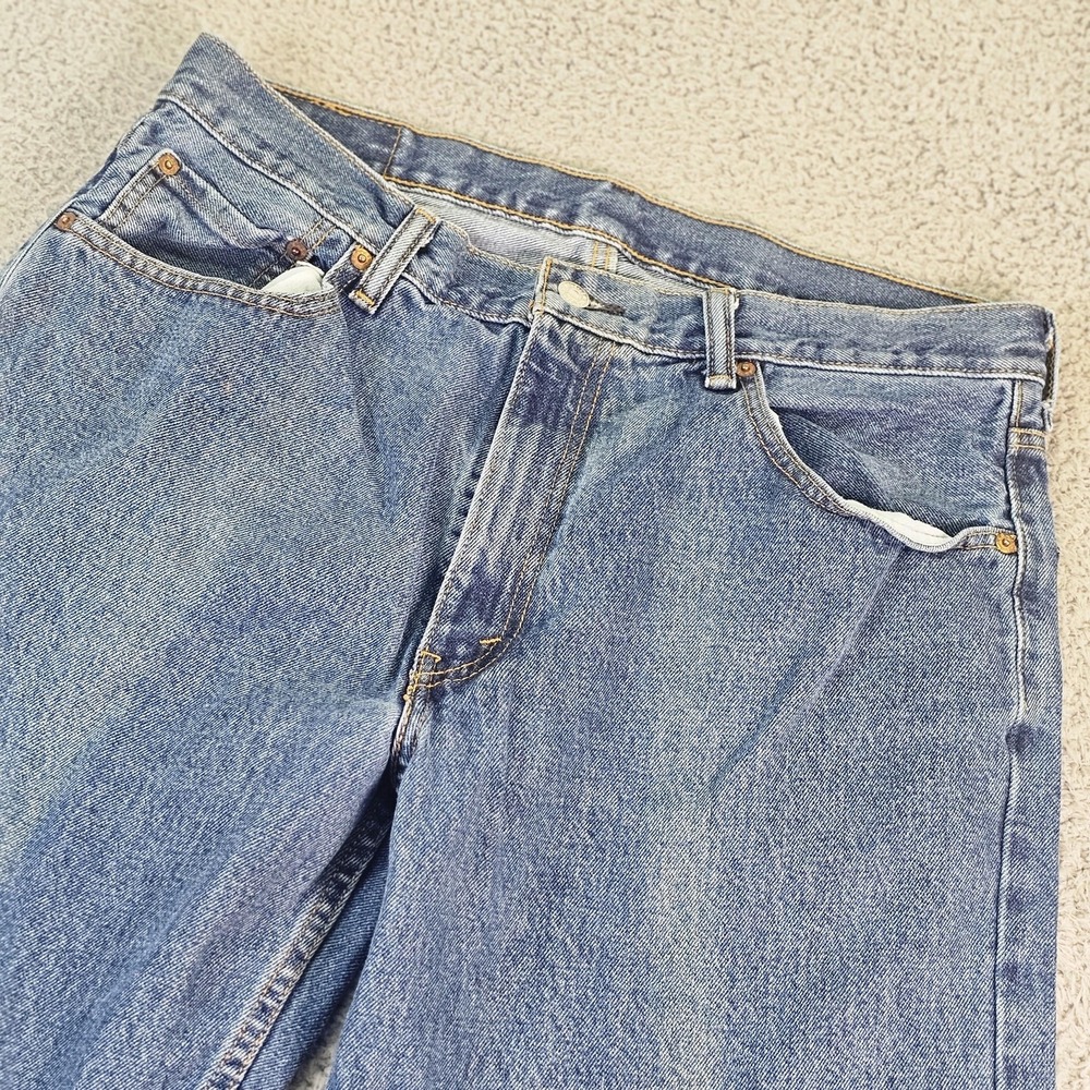 Levis 550 Jeans Mens 36x34 Blue‎ Relaxed Fit Tapered Denim Casual Pants